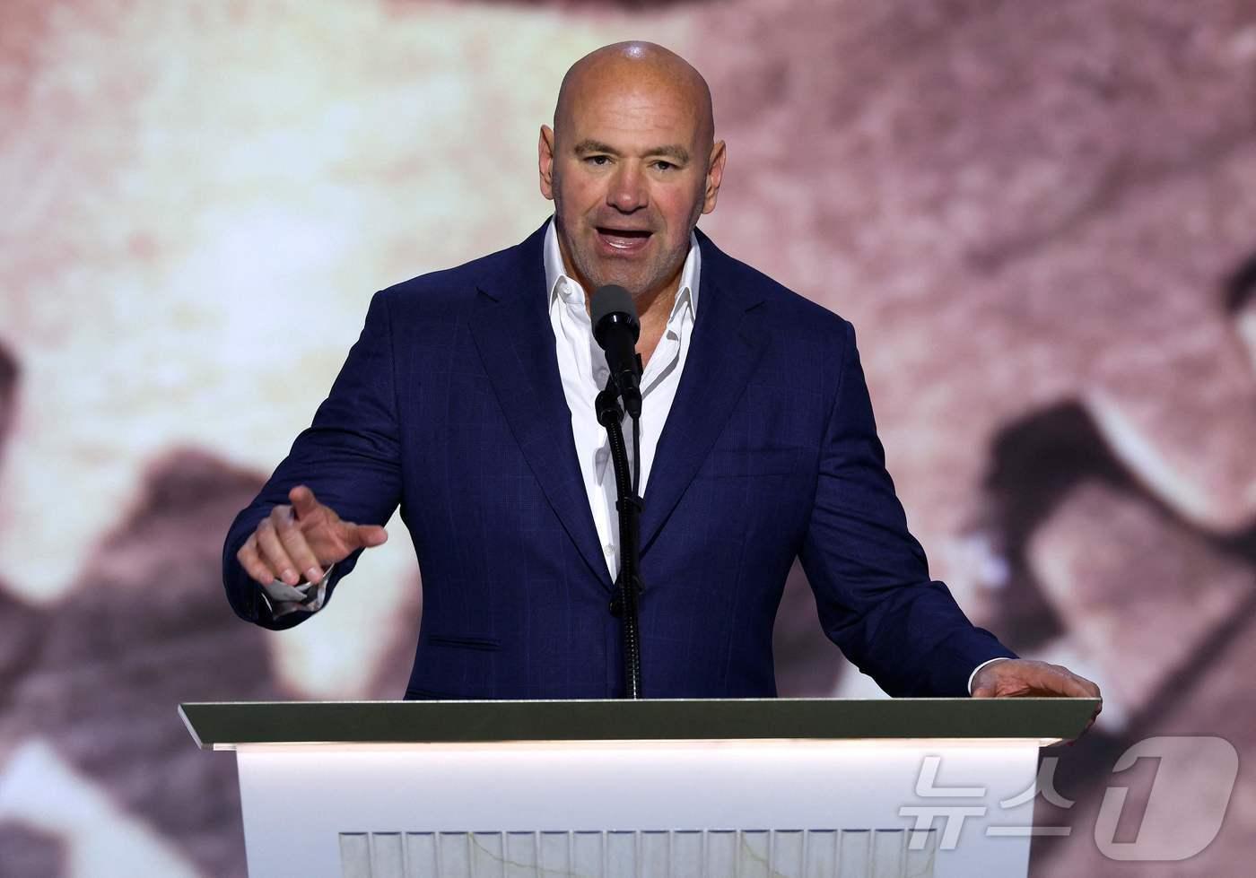 데이나 화이트 UFC 최고경영자&#40;CEO&#41;. 2024.07.18. ⓒ AFP=뉴스1 ⓒ News1 장시온 기자