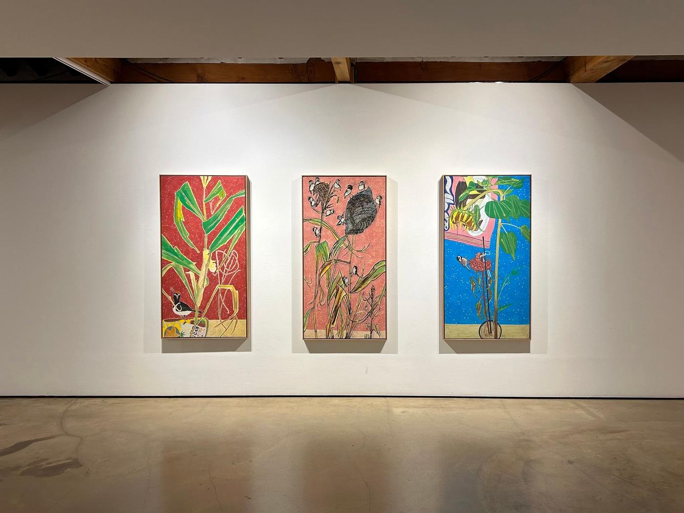 본문 이미지 - 김선두 개인전 &#39;푸르른 날&#39; 전경. 학고재 제공.