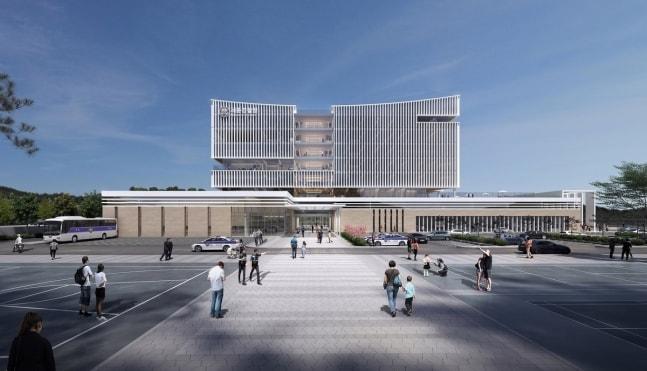 본문 이미지 - 합강동에 건립되는 세종경찰청 신청사 조감도. (행복청 제공) / 뉴스1