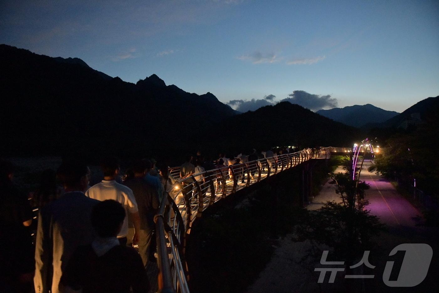 지난 19일 개통한 속초 설악향기로.(속초시 제공) 2024.7.20/뉴스1