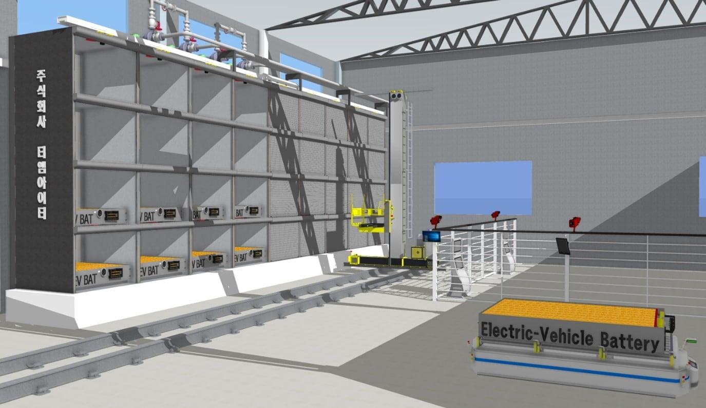 본문 이미지 - ㈜티엠아이티가 발표한 화재 대응 보관 시스템 컨셉도 / 사진=㈜티엠아이티 제공