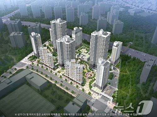 본문 이미지 - 제일풍경채 운정 조감도.(제일건설 제공)