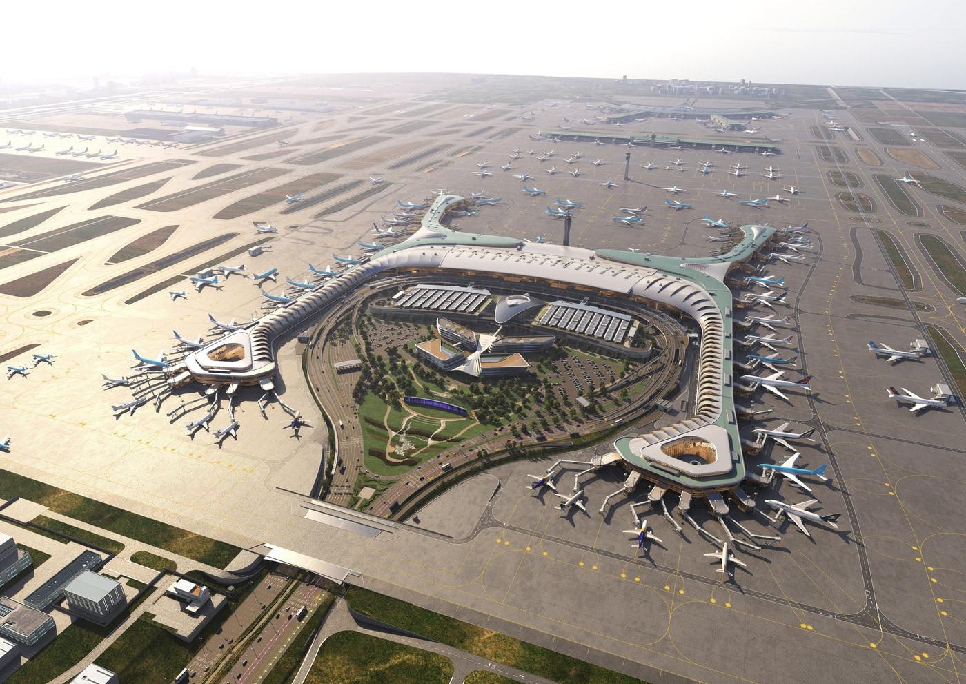 본문 이미지 - 인천국제공항 4단계 사업 조감도./국토부 제공