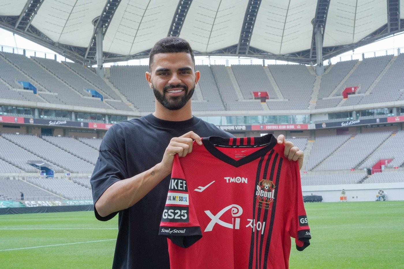 FC서울에 입단한 루카스 실바.(FC서울 제공)