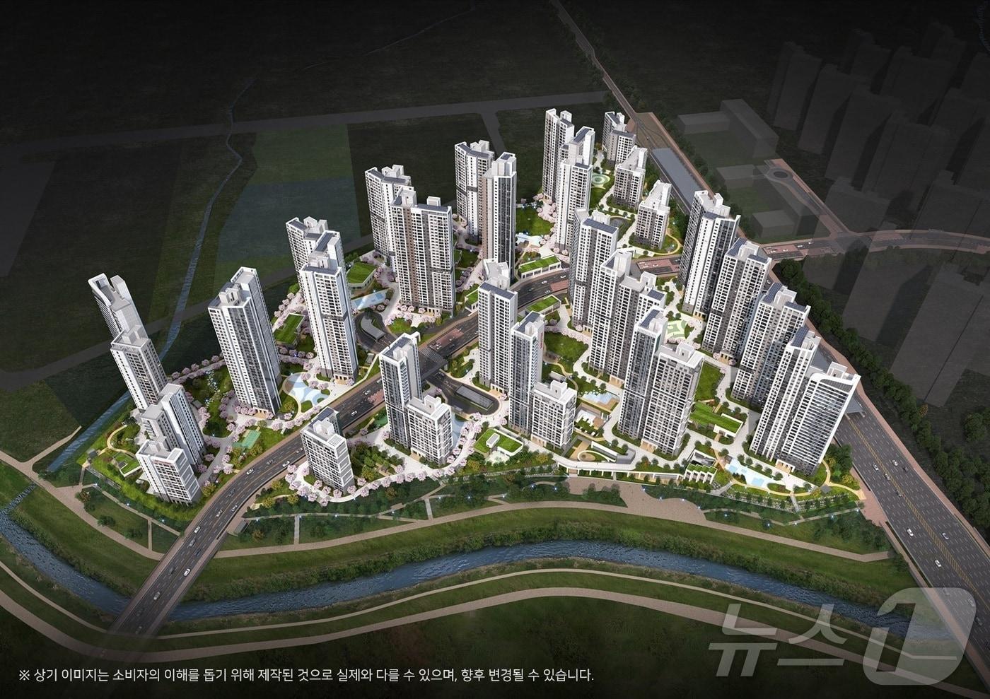 ‘힐스테이트 도안리버파크’ 조감도(현대건설 제공)/ 뉴스1 