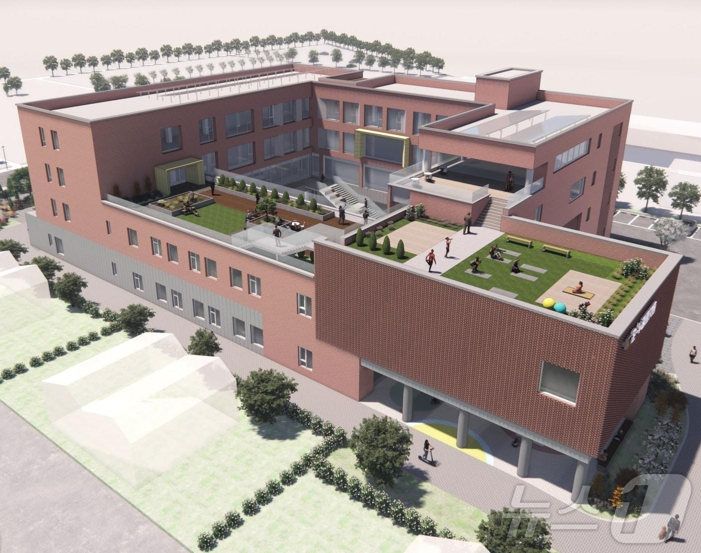 본문 이미지 - 보은군 온-누림 플랫폼 건립사업 조감도 /뉴스1