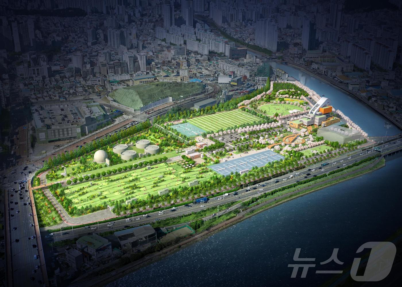 수영하수처리시설 현대화사업 조감도(부산시청 제공)