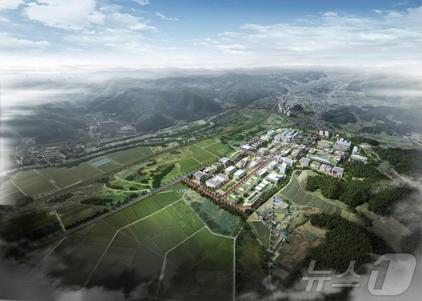 본문 이미지 - 연천 은통일반산업단지 조감도 (경기도 제공)