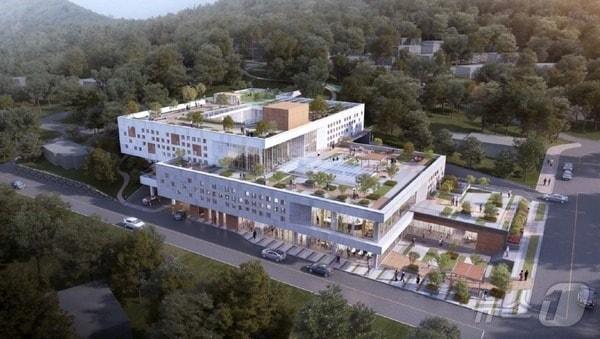 본문 이미지 - 옥천가양문화복합센터  건립사업 조감도(옥천군 제공) /뉴스1 