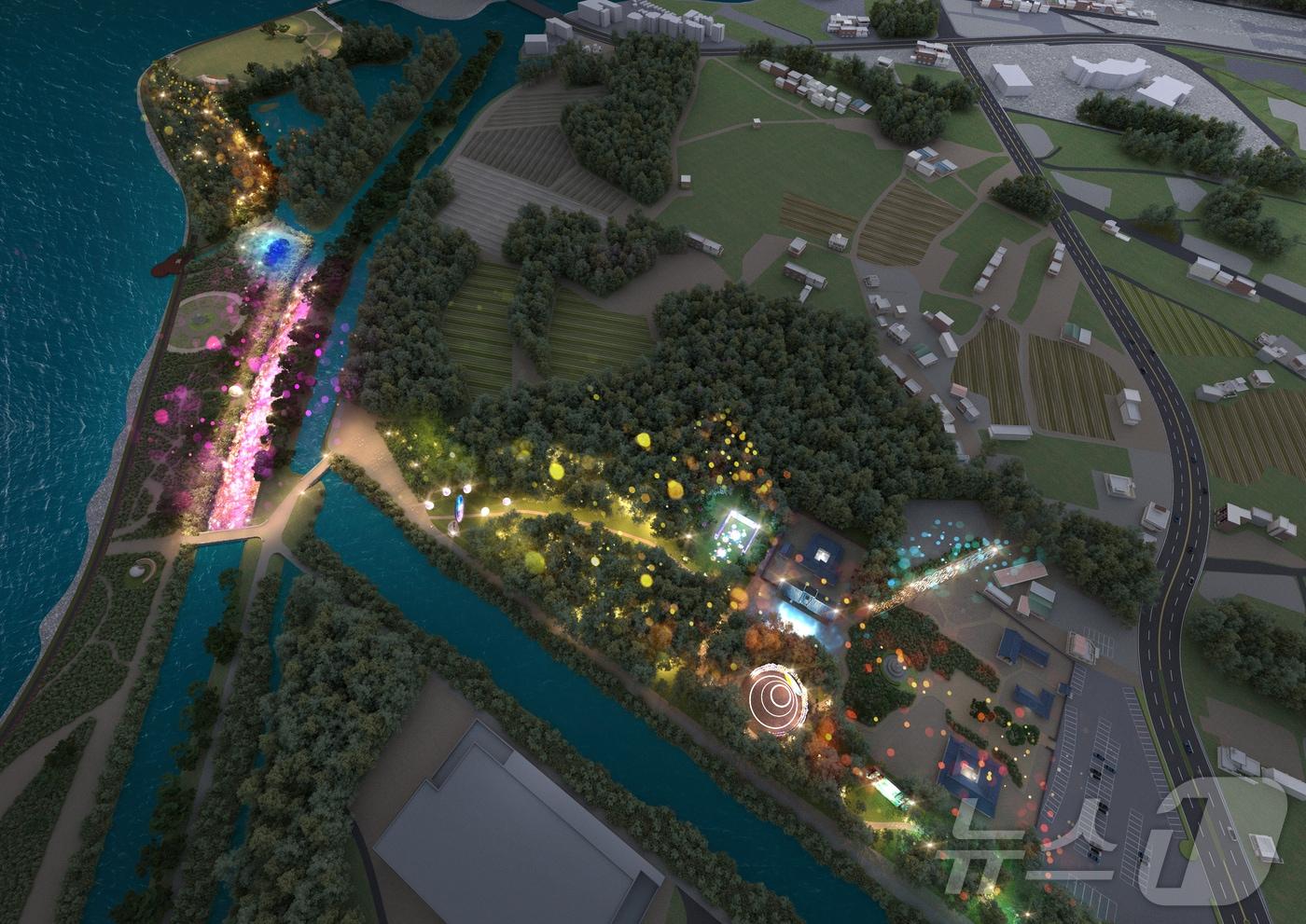 강릉시 관광거점도시 육성사업 ‘경포 환상의 호수’ 조성사업 조감도.(강릉시 제공) 2024.7.29/뉴스1