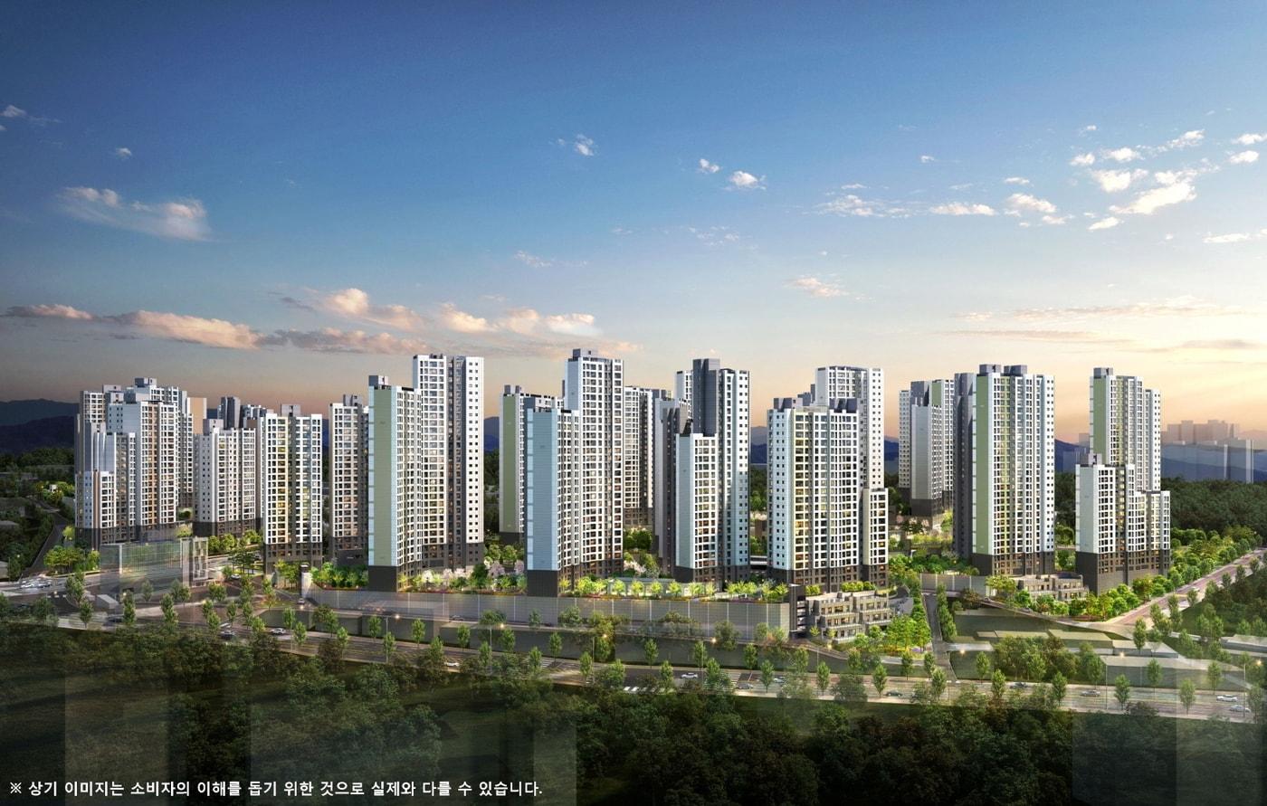 대우건설 컨소시엄 성남 산성역 헤리스톤 투시도.(대우건설 제공)