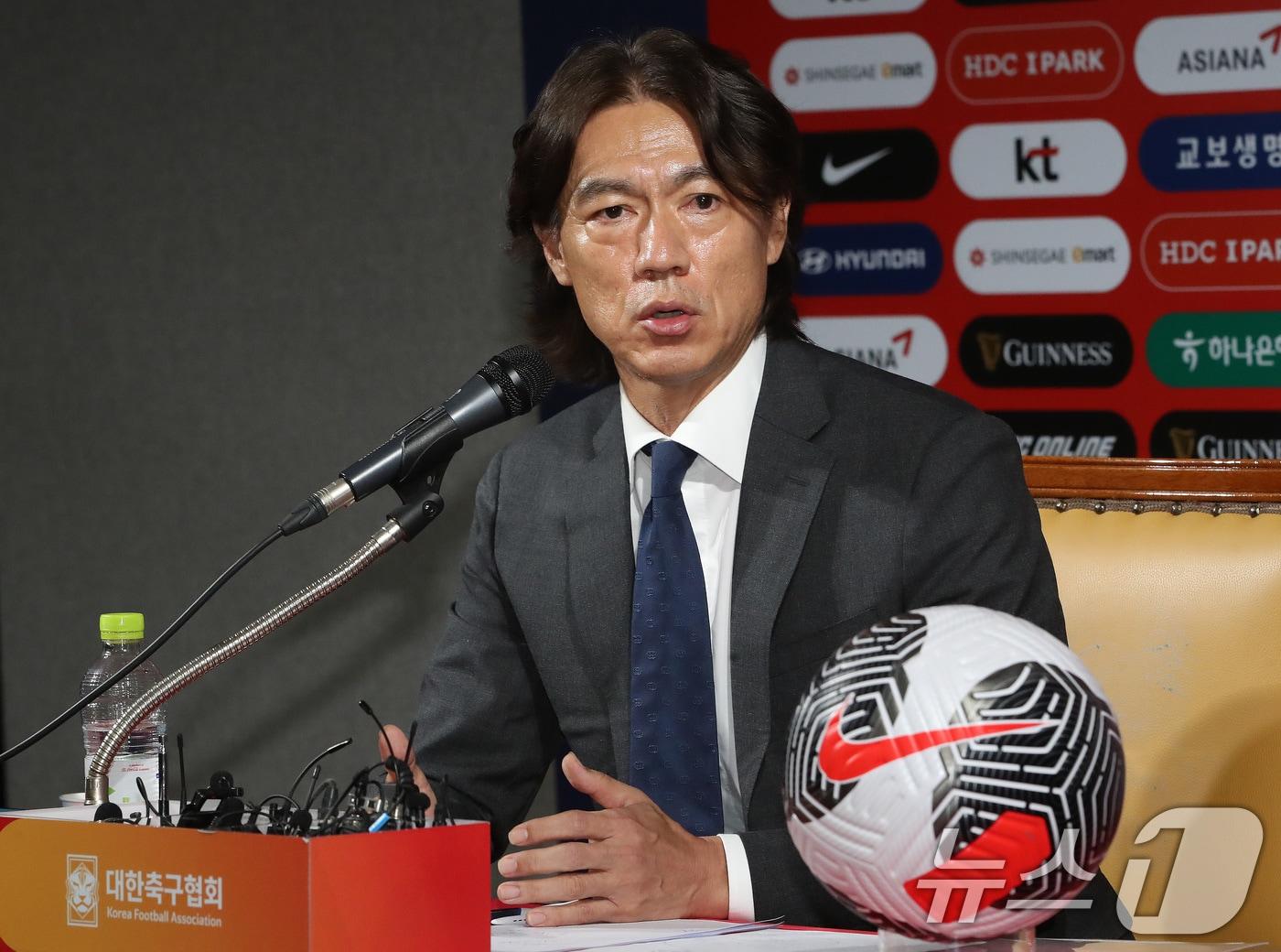 본문 이미지 - 홍명보 대한민국 축구 국가대표팀 감독. /뉴스1 ⓒ News1 임세영 기자