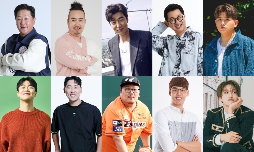 본문 이미지 - '야구대표자 : 덕후들의 리그' MC들/각 소속사 제공