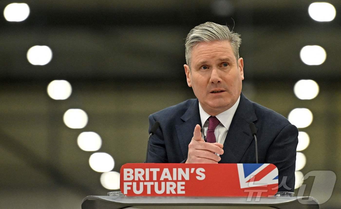 본문 이미지 - 영국 노동당 대표 키어 스타머. 23.12.12 ⓒ AFP=뉴스1 ⓒ News1 김예슬 기자