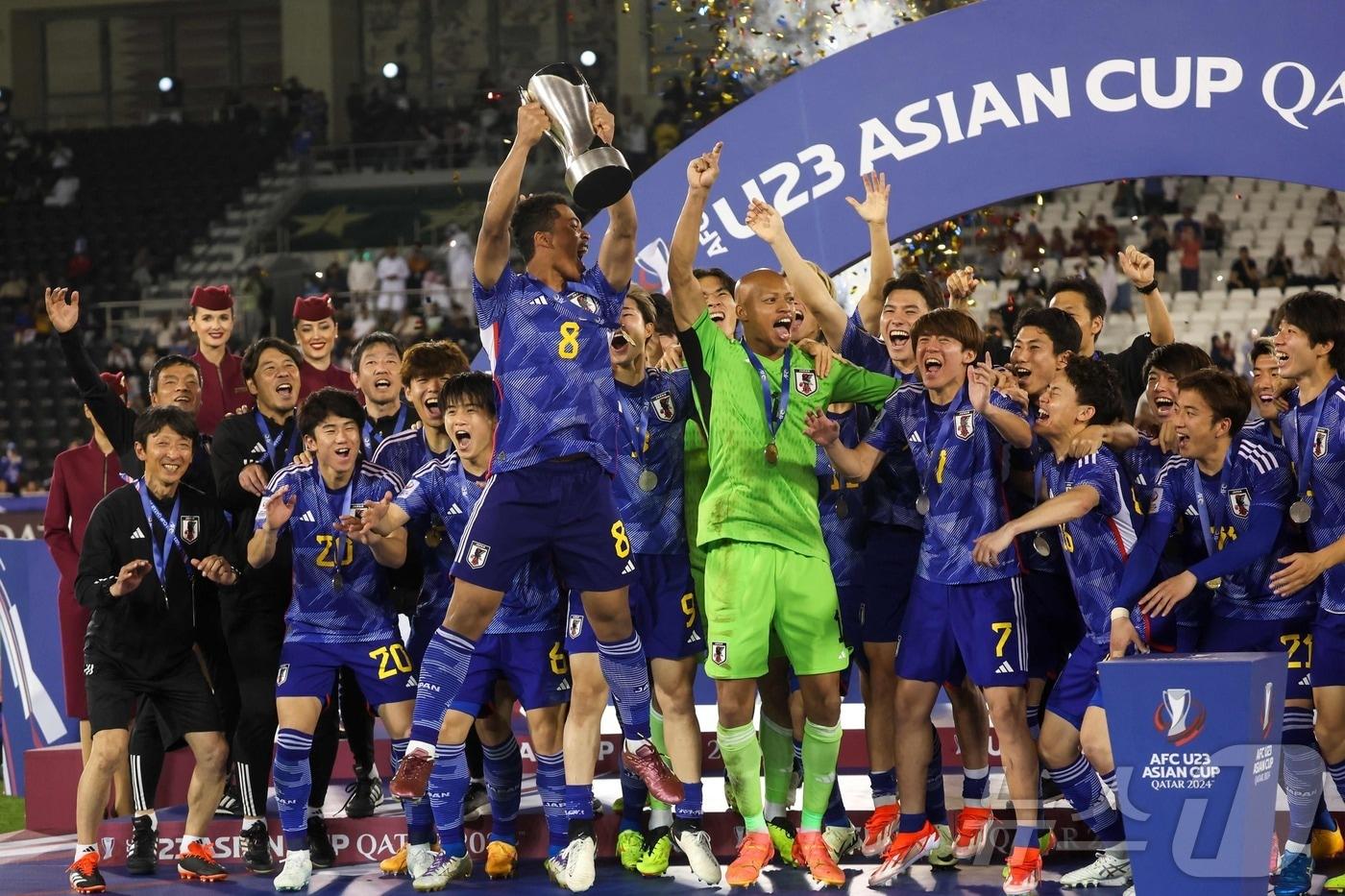 본문 이미지 - 일본 23세 이하 축구대표팀. ⓒ AFP=뉴스1