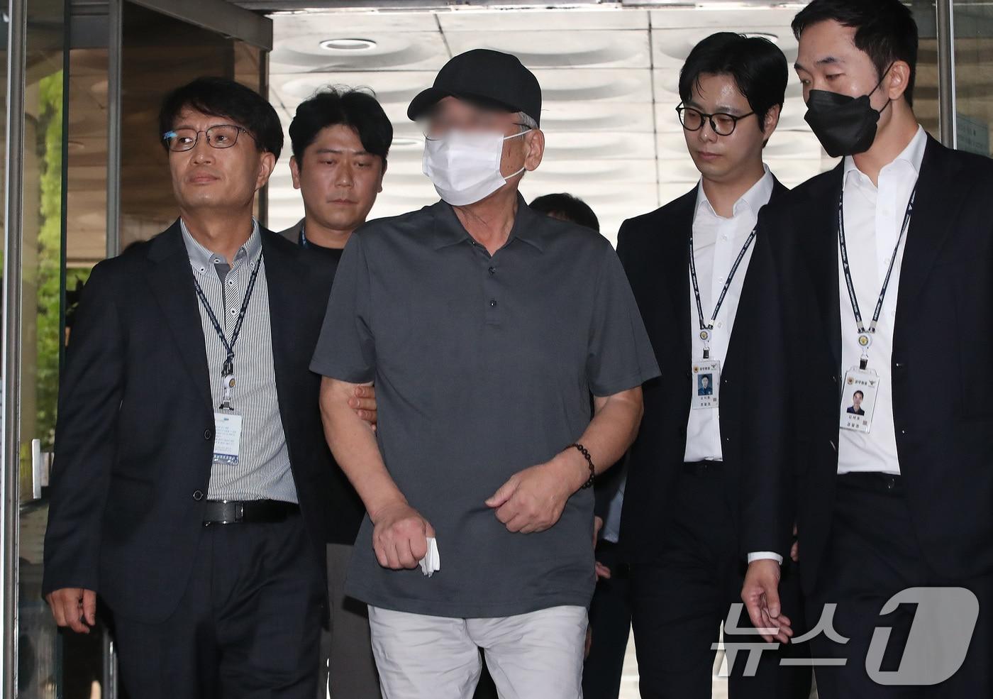 &#39;시청역 역주행 참사&#39; 가해 차량 운전자 차 모 씨. 2024.7.30/뉴스1 ⓒ News1 임세영 기자