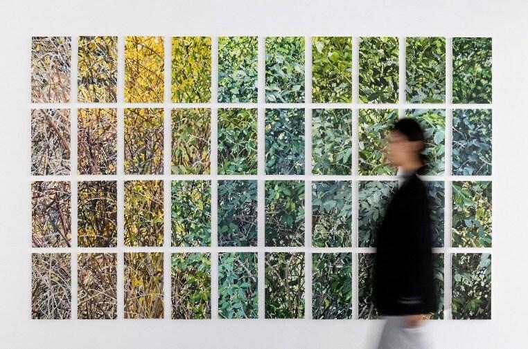 본문 이미지 - 김지선·이미솔 2인전 '자유진행리듬' 전경. 아르떼케이 제공.