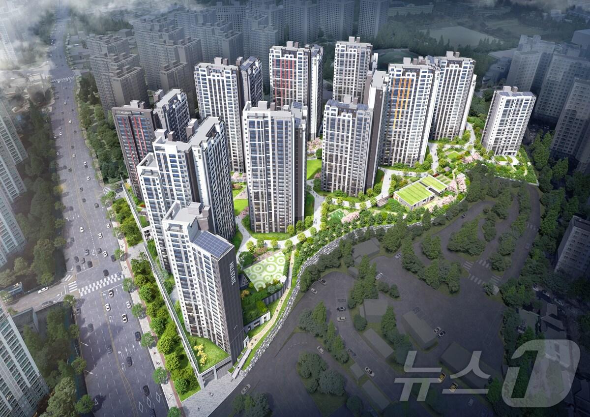 본문 이미지 - 힐스테이트 두정역.(현대건설 제공)