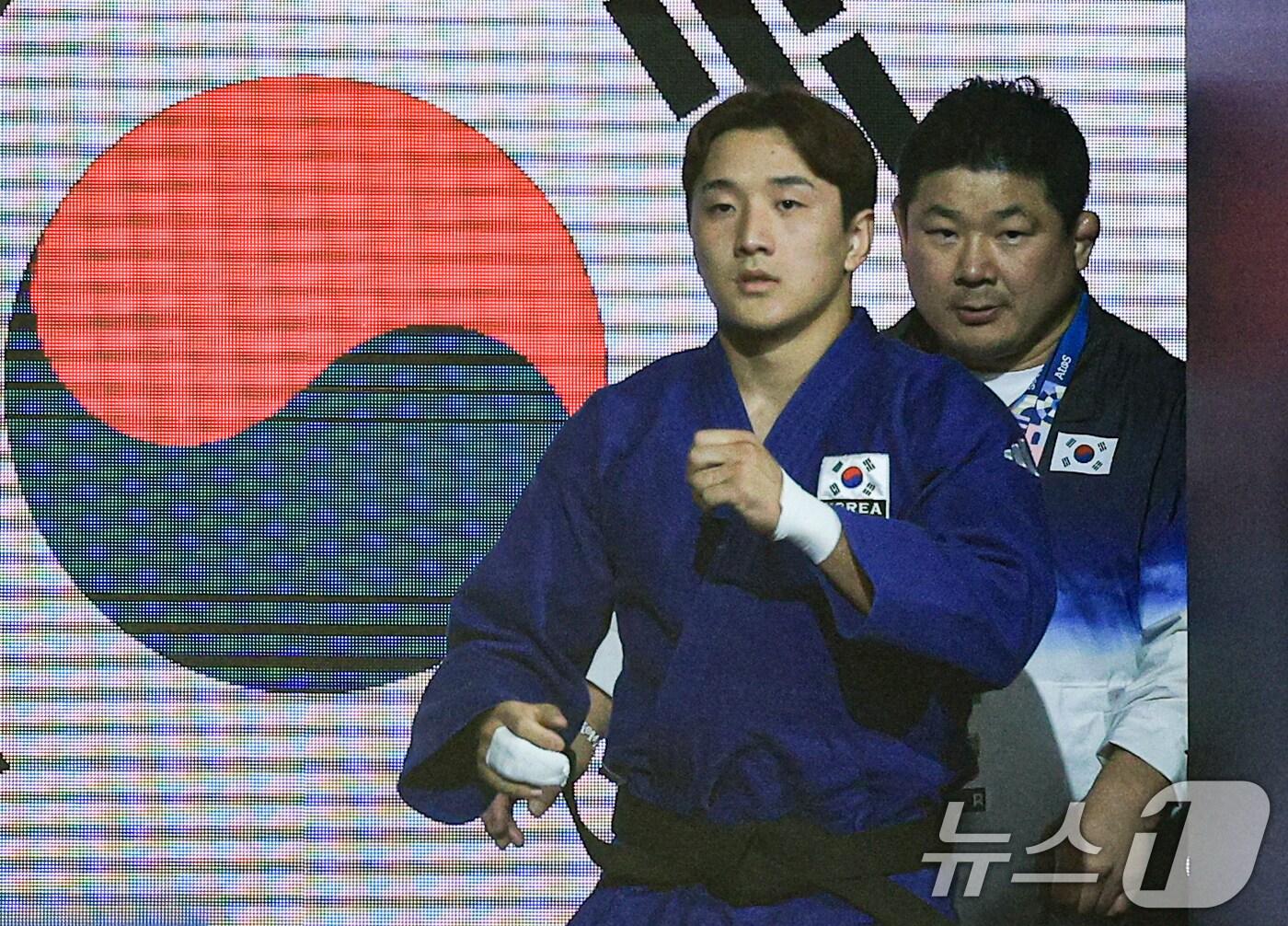 본문 이미지 - '한판승의 사나이' 이준환. 2024.7.30/뉴스1 ⓒ News1 박정호 기자