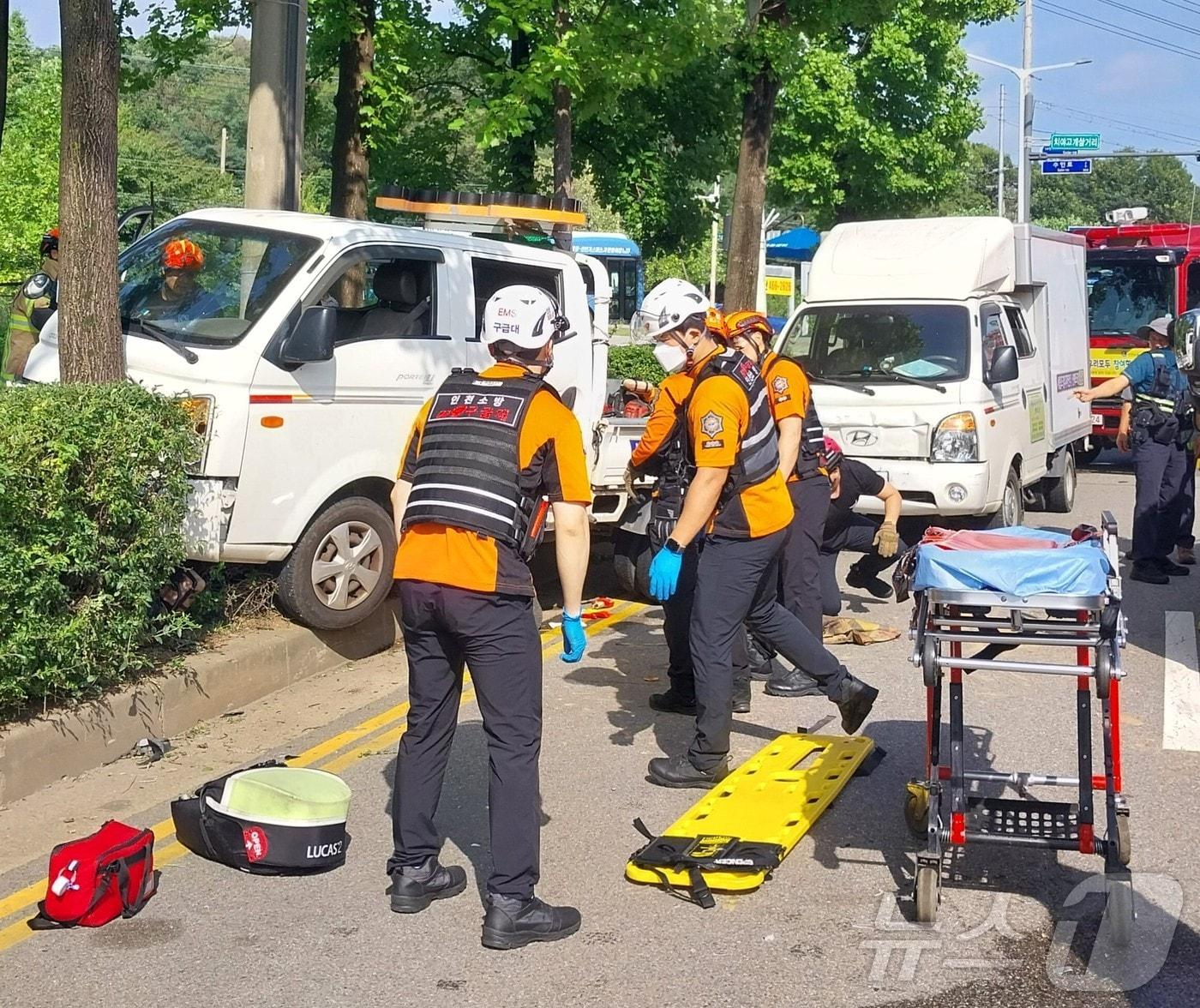 본문 이미지 - 사고현장(인천소방본부 제공)/뉴스1