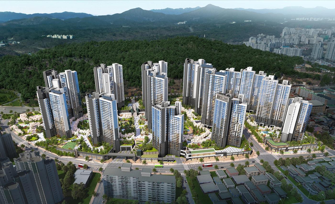  울산 라엘에스 조감도. /롯데건설 제공