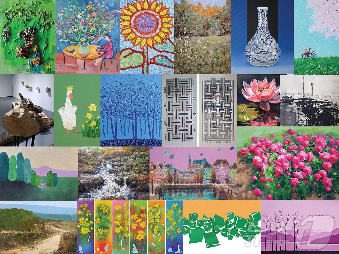 본문 이미지 - 오는 5일부터 14일까지 대구 서구문화관에서 열리는 'West Wind' 전시에 공개되는 작품들 (대구 서구문화회관 제공)