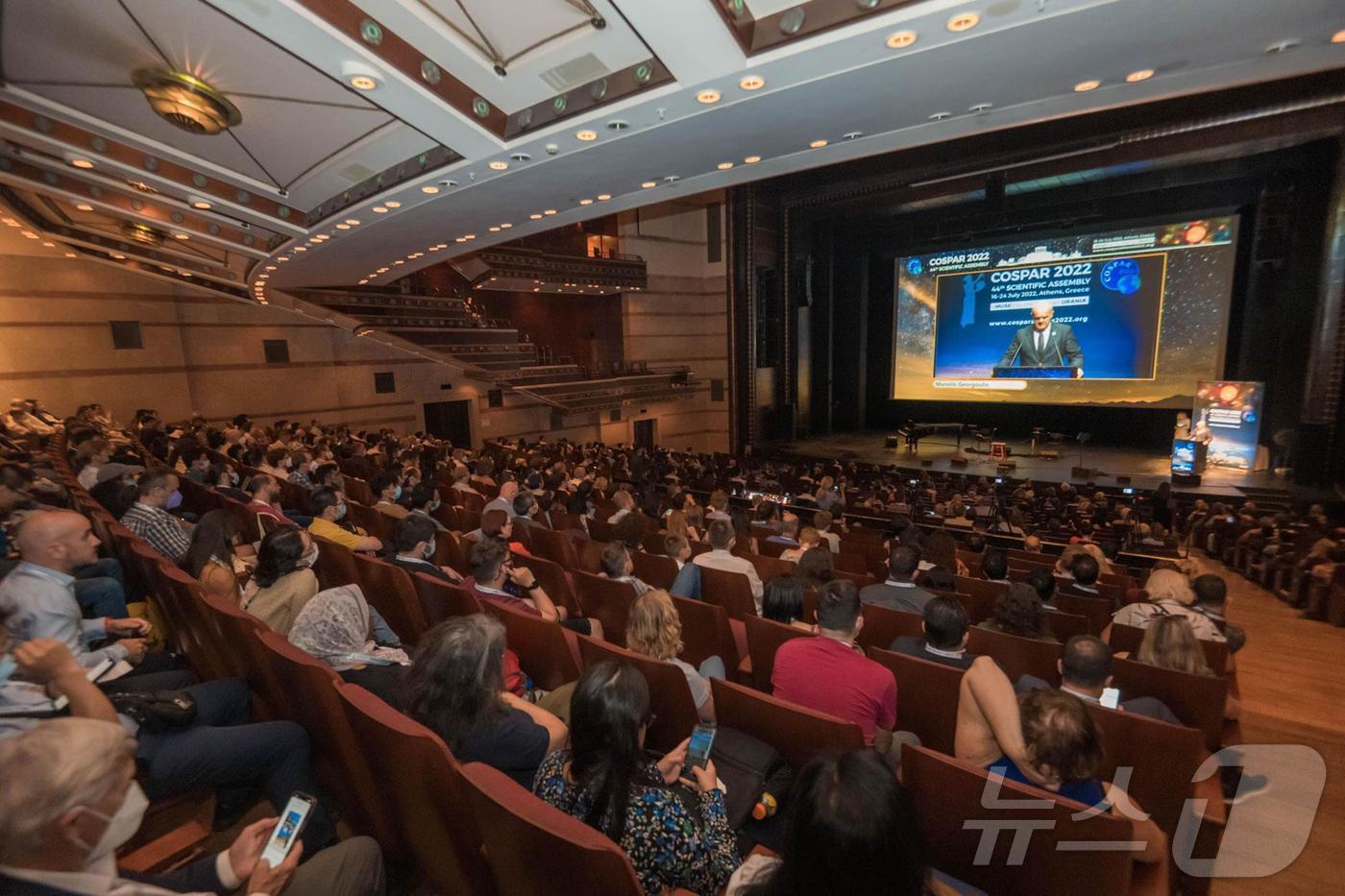 COSPAR 2022 행사 현장.(부산시청 제공)