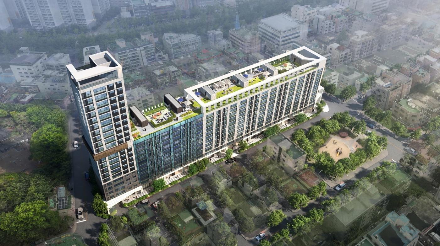 본문 이미지 - 송파 문정현대 리모델링 조감도(쌍용건설).