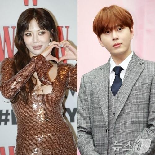 본문 이미지 - 현아(왼쪽), 용준형/뉴스1 DB