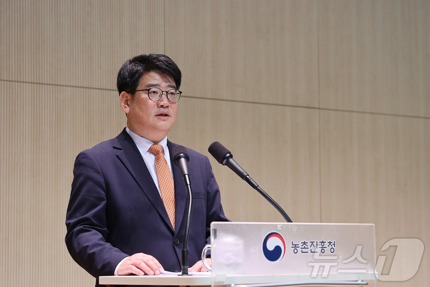 권재한 제32대 농촌진흥청장이 8일 취임식을 갖고 본격적인 업무에 돌입했다.&#40;농촌진흥청 제공&#41;2024.7.8/뉴스1