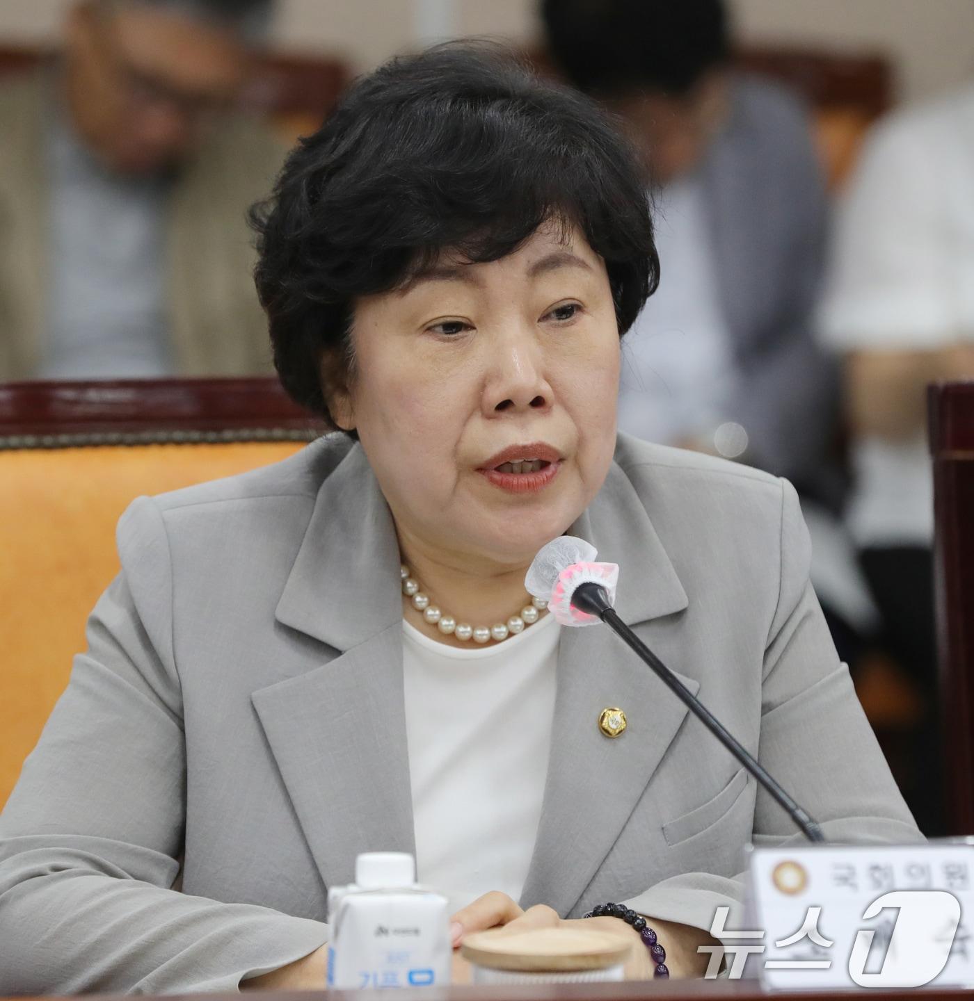 본문 이미지 - 조배숙 국민의힘 전북특별자치도당위원장이 8일 전북자치도 전주시 전북특별자치도청에서 열린 전북 국회의원·도·시군 예산정책협의회에 참석해 인사말을 하고 있다. 2024.7.8/뉴스1 ⓒ News1 유경석 기자