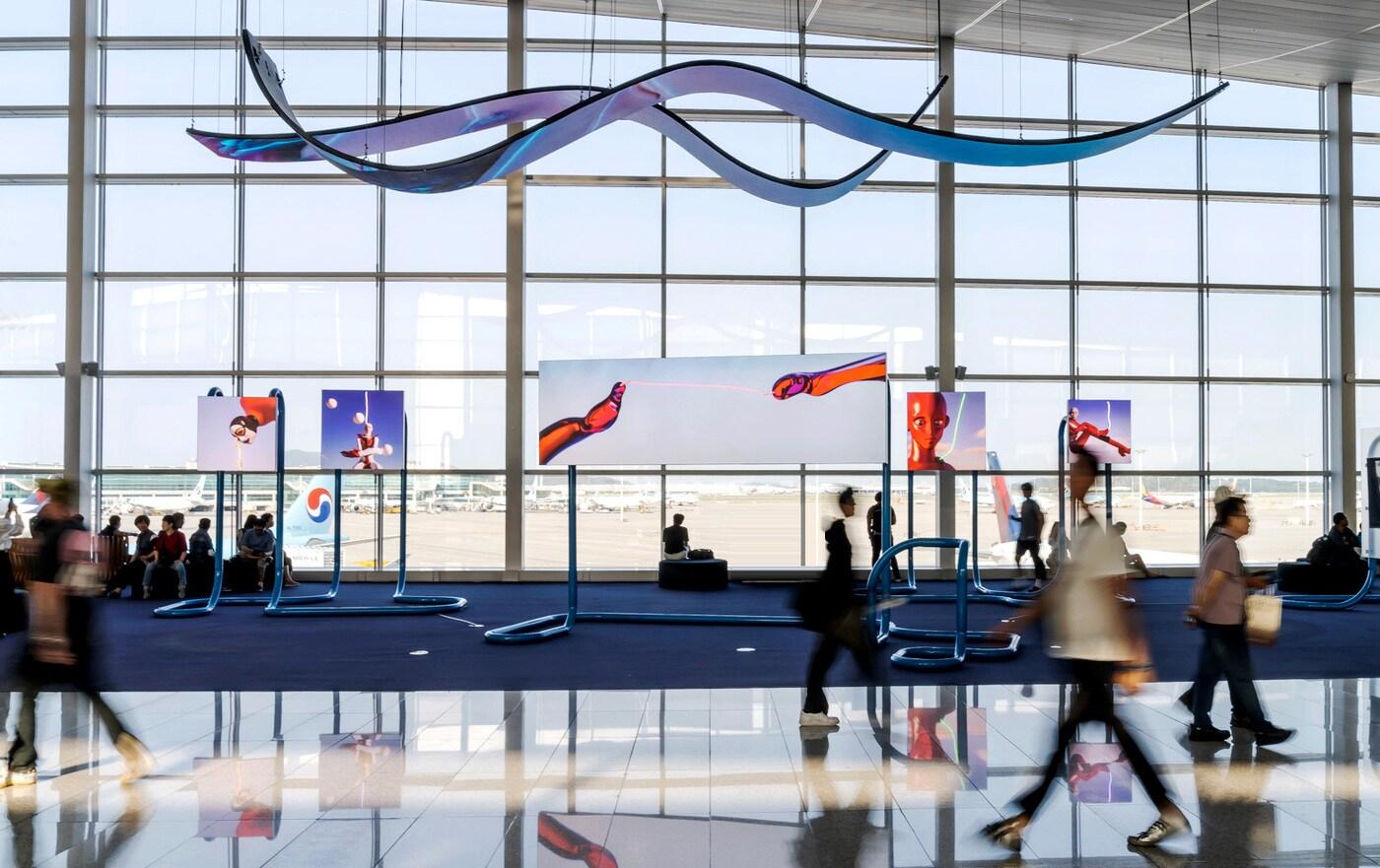 인천공항 T2 전시 안내 라운지_추수 작가의 &#39;달리의 에이미&#39; &#40;예술경영지원센터 제공&#41;