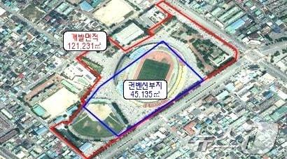 본문 이미지 - 전주 마이스복합단지 내 전시컨벤션센터 위치도/뉴스1