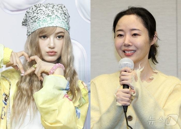 본문 이미지 - 뉴진스 다니엘(왼쪽)과 민희진 어도어 대표 ⓒ 뉴스1 DB