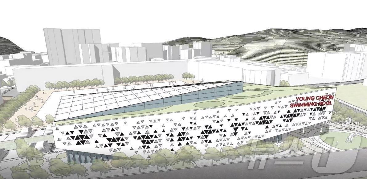 본문 이미지 - 용천초등학교 학교복합시설 조감도.(용인시 제공)