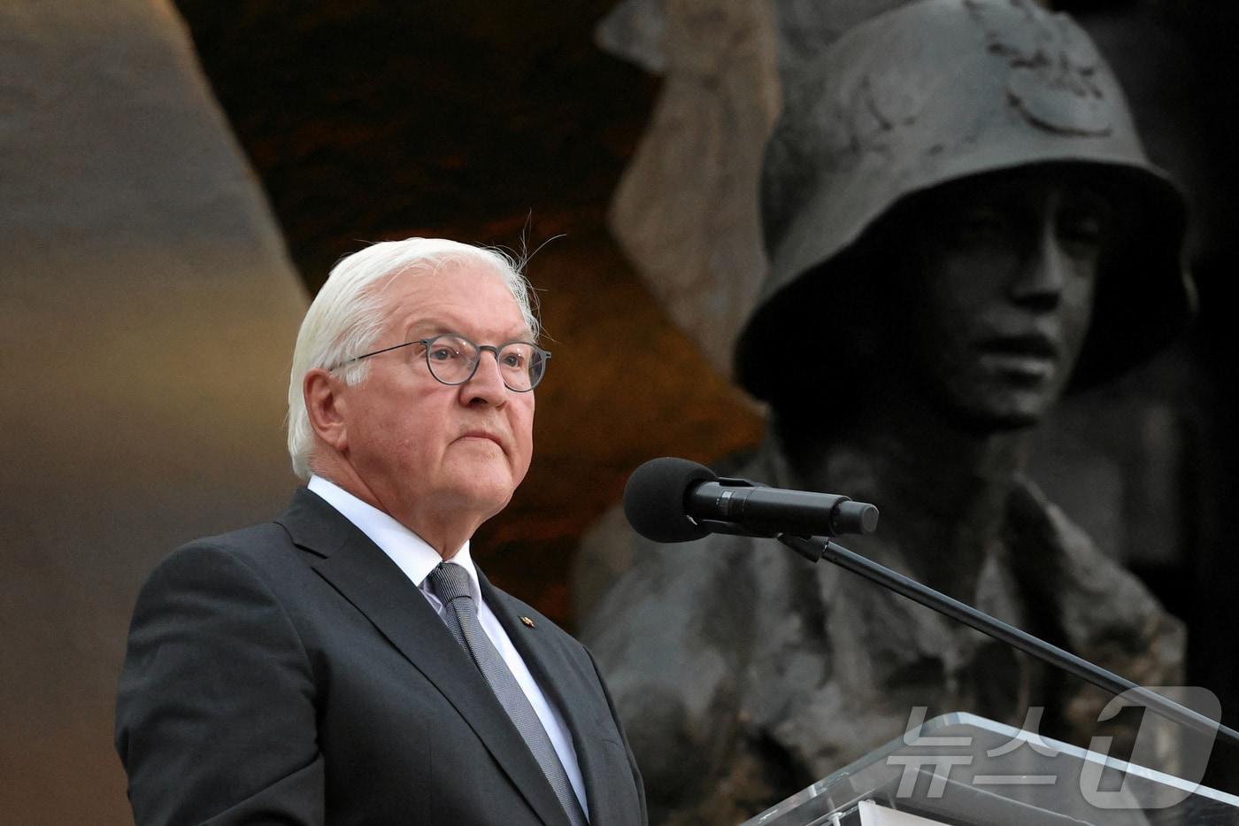 프랑크발터 슈타인마이어 독일 대통령. <자료 사진> 2024.07.31 ⓒ 로이터=뉴스1 ⓒ News1 정지윤 기자