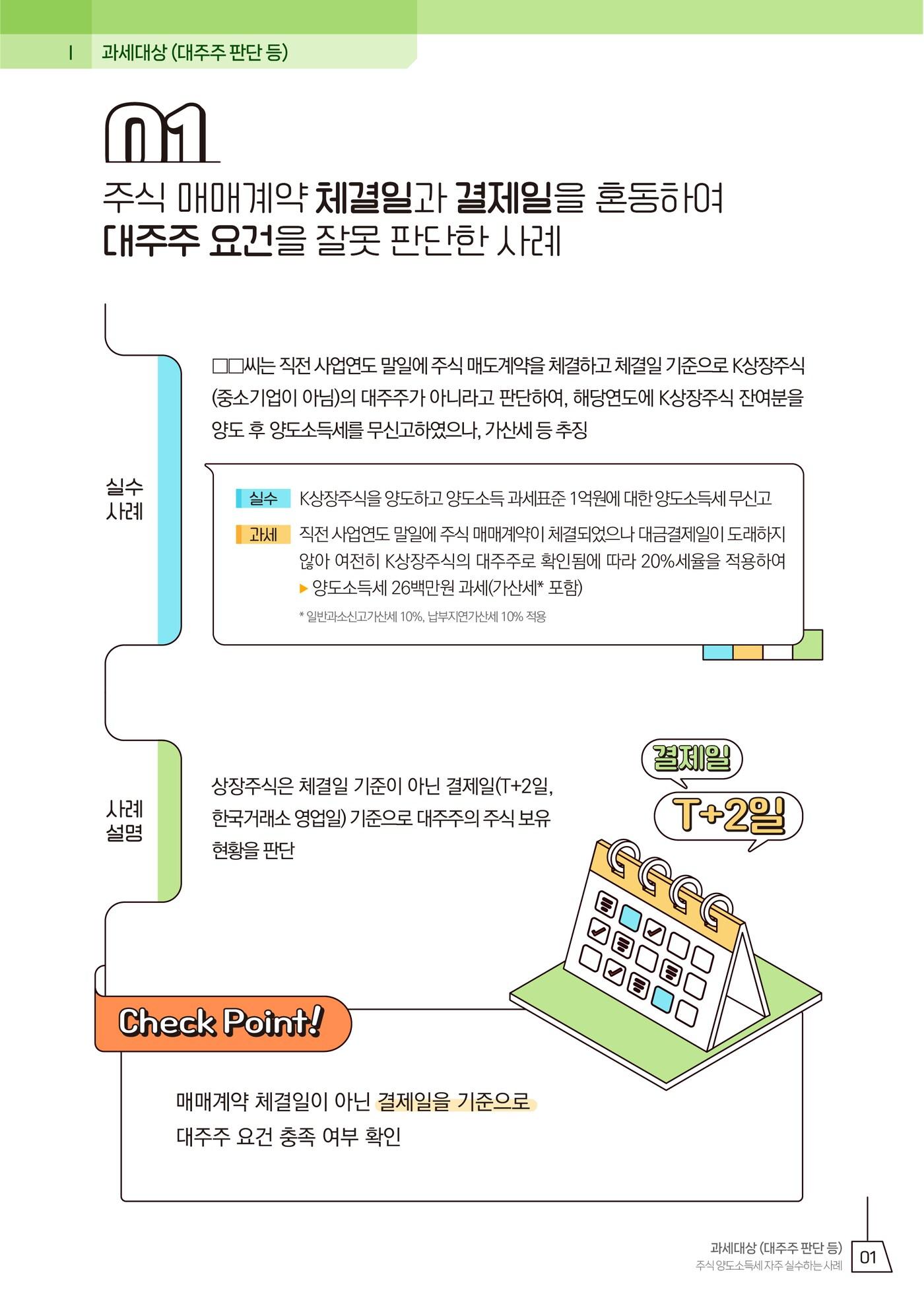 본문 이미지 - 국세청 '주식 양도소득세 자주 실수하는 사례'(국세청 제공). 2024.8.13/뉴스1