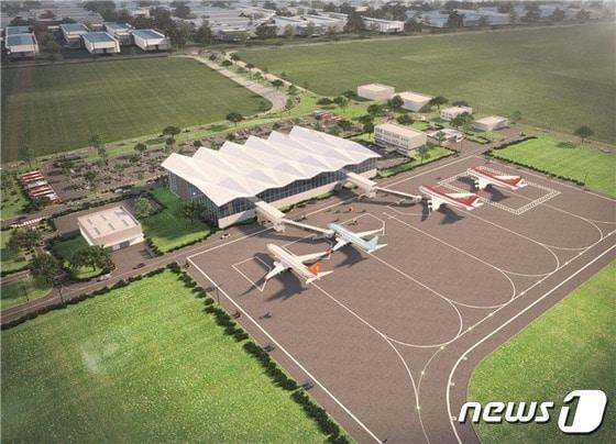 본문 이미지 - 새만금 국제공항 조감도.(전북자치도 제공)/뉴스1