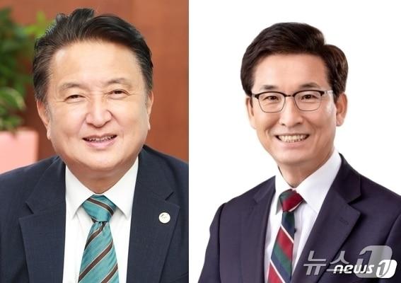 본문 이미지 - 김영환 충북지사와 윤건영 충북교육감