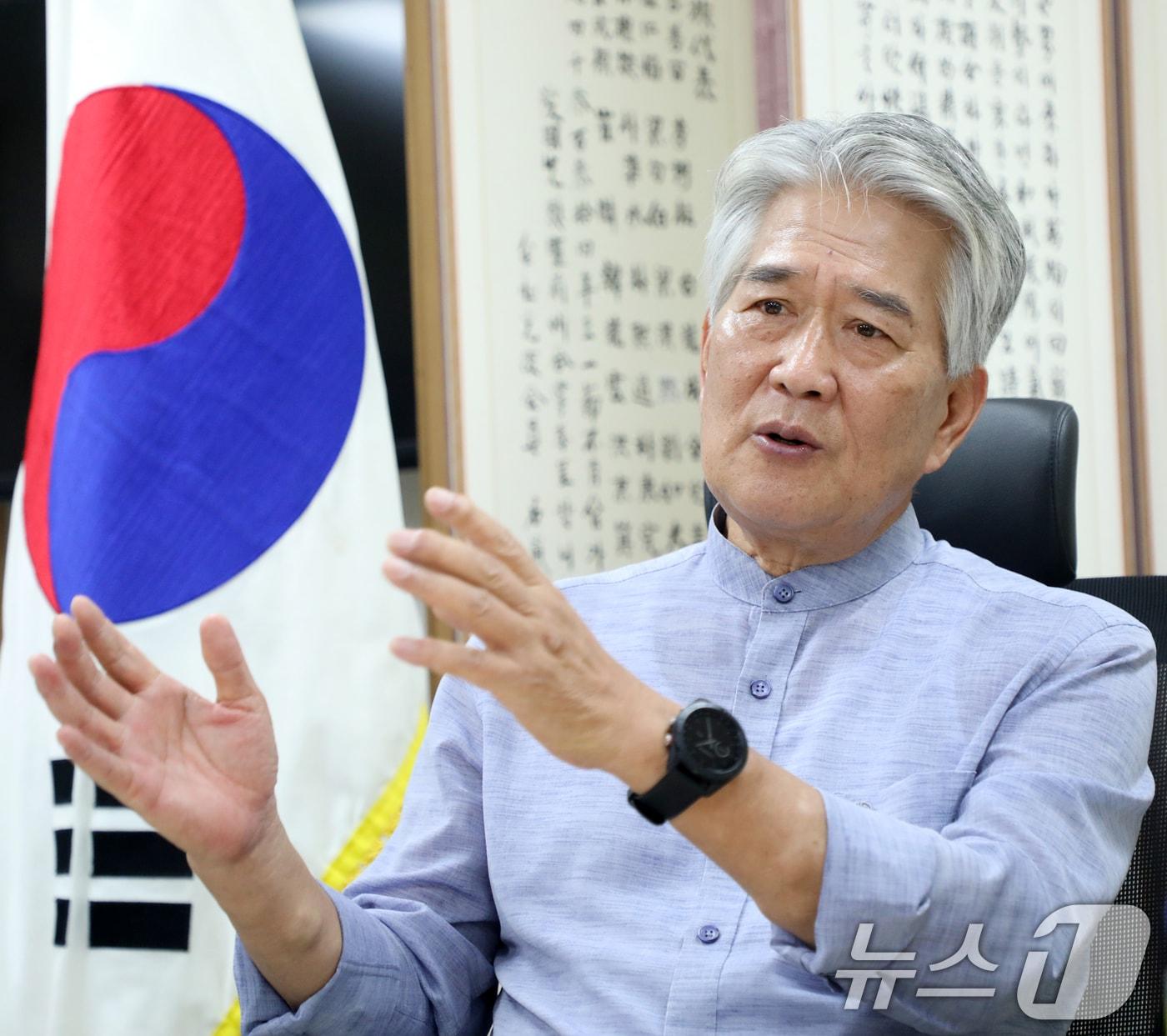 본문 이미지 - 이강안 광복회 전북특별자치도지부 지부장 ⓒ News1 유경석 기자