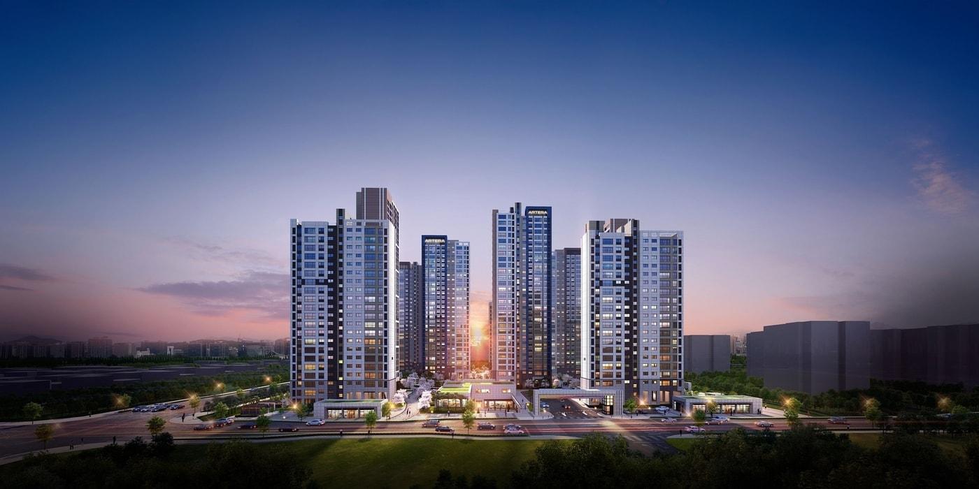 '고양 장항 아테라' 투시도(금호건설).