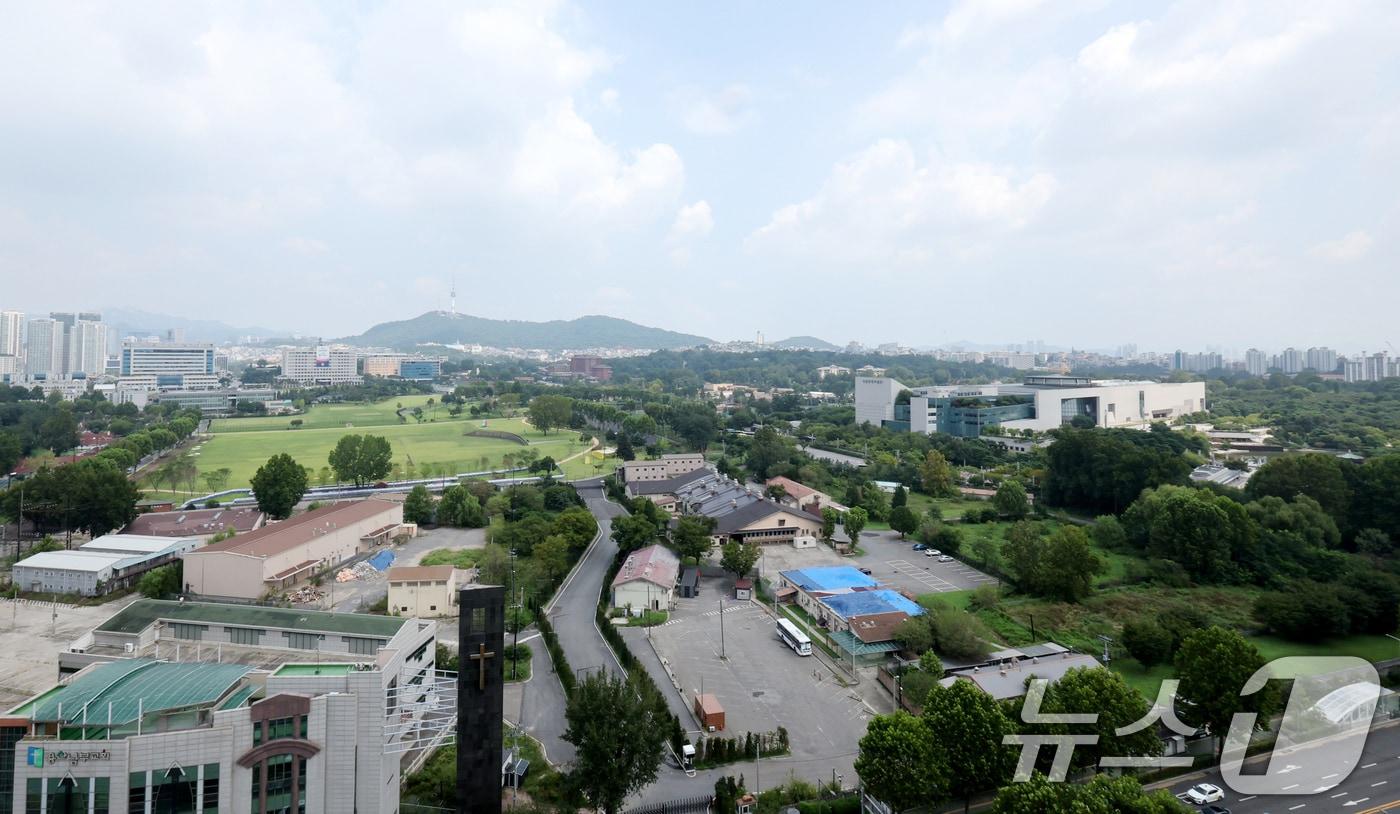 용산공원 모습. 2024.8.14/뉴스1 ⓒ News1 장수영 기자