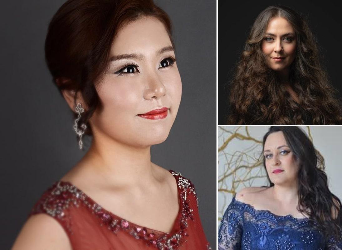 본문 이미지 - (왼쪽부터 시계방향)전여진, 옥사나 디카, 올가 마슬로바 / 2024 오페라 투란도트  제공