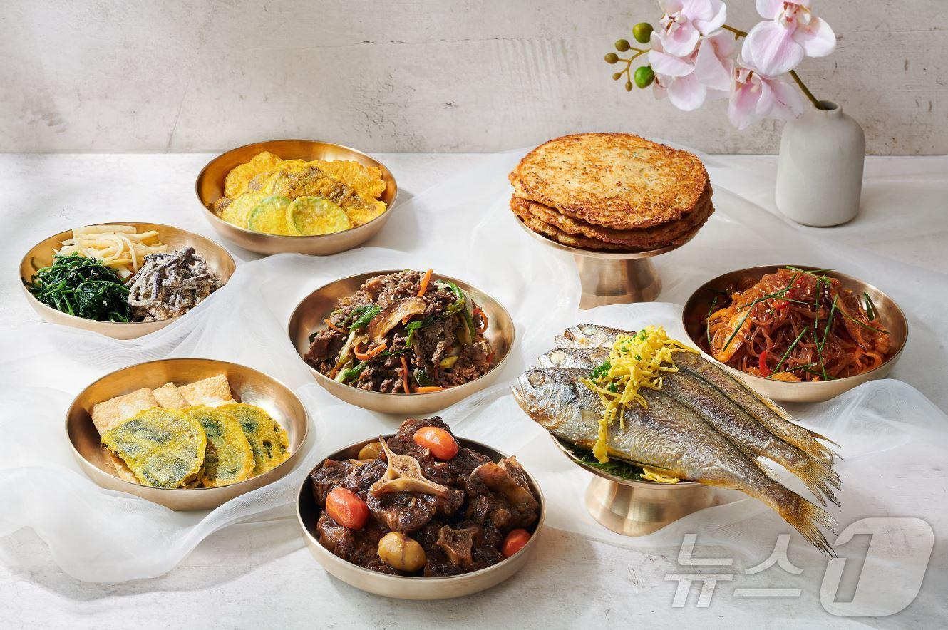 본문 이미지 - 르메르디앙 서울 명동 호텔이 선보인 차례 음식 '명절 투 고'.(르메르디앙 서울 명동 제공)