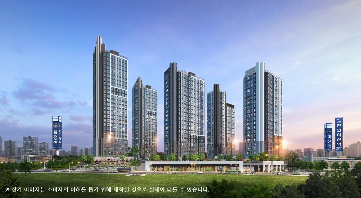 본문 이미지 - 아산배방 금강펜테리움 센트럴파크 투시도. /뉴스1