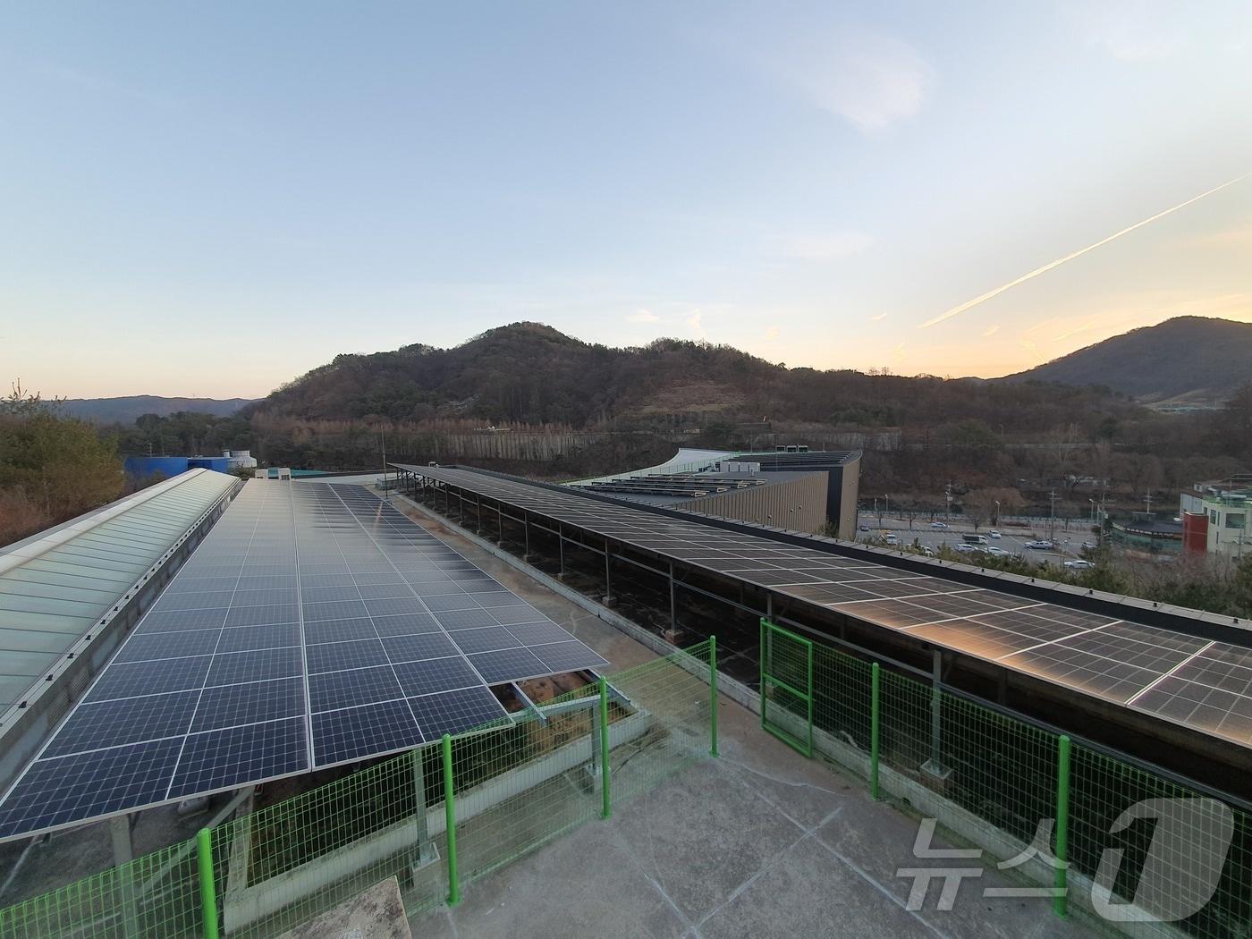 본문 이미지 -  태양광 발전 설비 모습.&#40;자료사진&#41;/뉴스1 ⓒ News1 