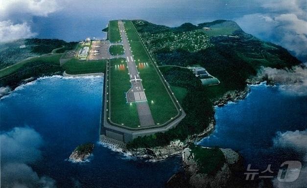 본문 이미지 - 흑산공항 조감도.(전남도 제공) 2024.8.18/뉴스1