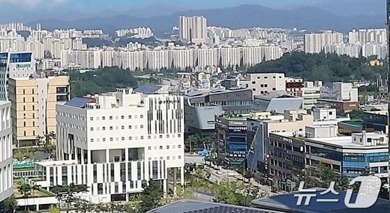 본문 이미지 - 강원 혁신도시 전경. 사진은 이해를 돕기 위한 것으로 기사내용과 직접 관련 없음. (뉴스1 DB)