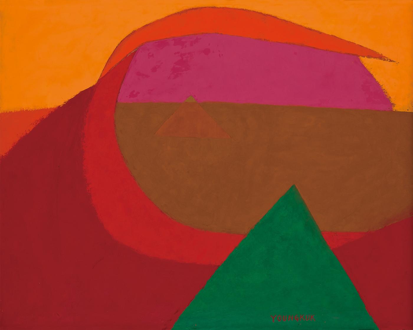 본문 이미지 - Yoo Youngkuk, work, 1974. PKM갤러리 제공.