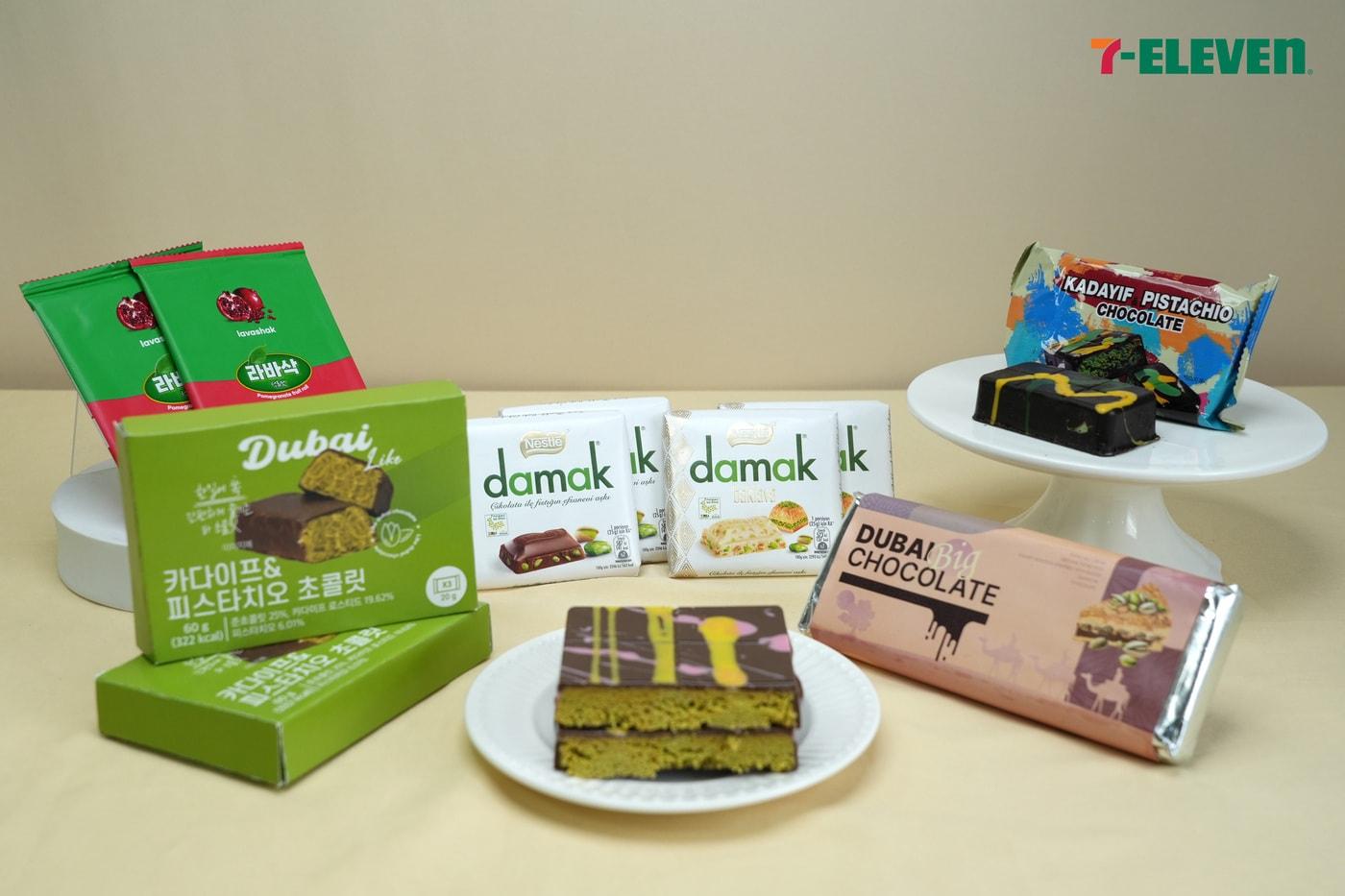 중동 초콜릿, 디저트 출시(세븐일레븐 제공)